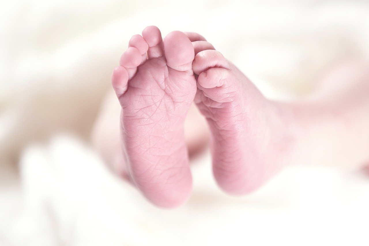 baby, feet, toes